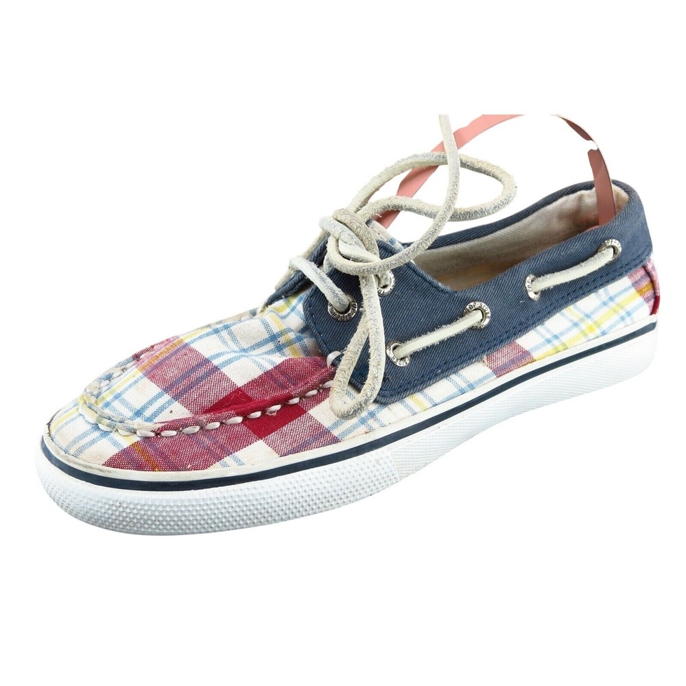 Sperry Top-Sider Youth‎ Girls Shoes Size 1.5 M Red Boat Shoe Fabric